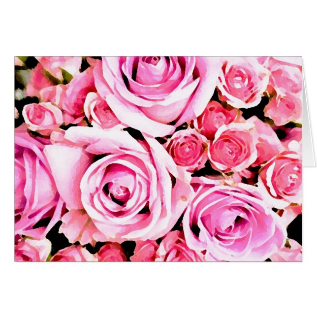 Bouquet rose (Devant horizontal)