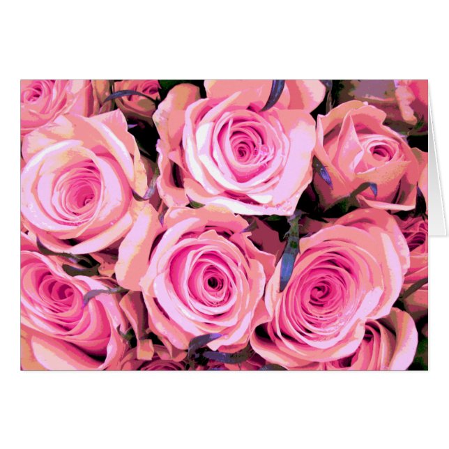 Bouquet rose (Devant horizontal)