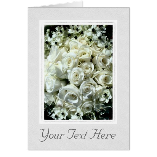 Bouquet Rose blanche (Devant)
