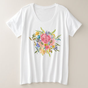 Bouquet Rose d'aquarelle