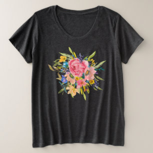 Bouquet Rose d'aquarelle