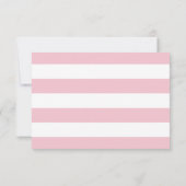 Bouquet rose délicat élégant RSVP de mariage (Dos)