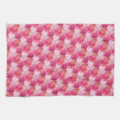 Bouquet Rose serviette de cuisine (Horizontal)
