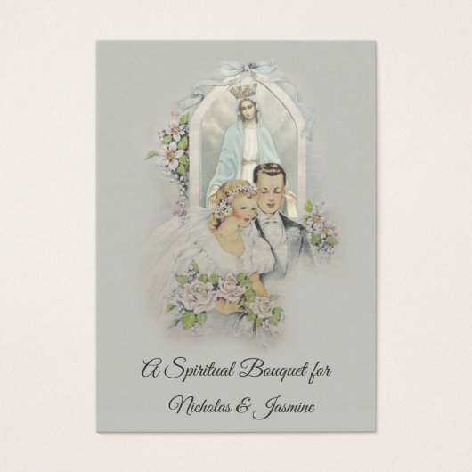 Bouquet spirituel Mariage de mariée et de chambre  (Devant)