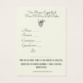 Bouquet spirituel Saint-Joseph Carte sainte espagn (Dos)