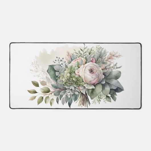 Bouquet Succulent Sur Blanc (Recto)