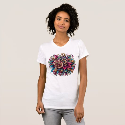 Bouquet T-shirt (Voorkant volledig)