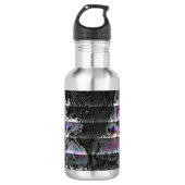 Bouquet Techno Bouteille d'eau en acier inoxydable (Devant)