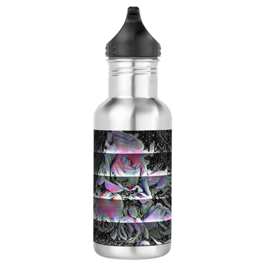 Bouquet Techno Bouteille d'eau en acier inoxydable (Droite)