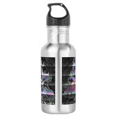 Bouquet Techno Bouteille d'eau en acier inoxydable (Dos)