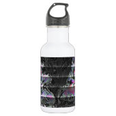 Bouquet Techno Bouteille d'eau en acier inoxydable (Devant)