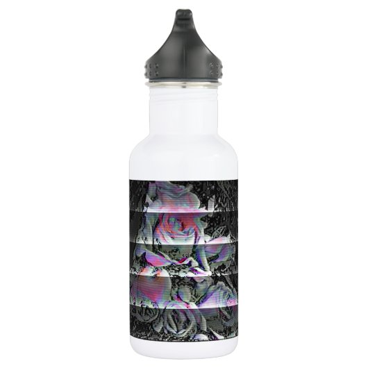 Bouquet Techno Bouteille d'eau en acier inoxydable (Droite)