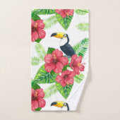 Bouquet Toucan et tropical (Serviette à main)