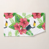 Bouquet Toucan et tropical (Serviette à main)