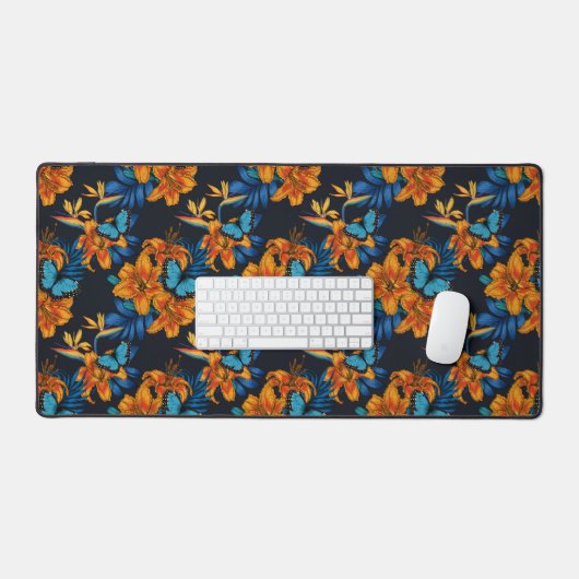 Bouquet tropical (Clavier et souris)