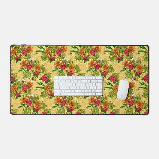 Bouquet tropical (Clavier et souris)