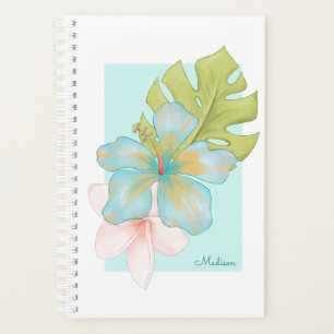 Bouquet tropical Pastel avec votre nom