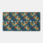 Bouquet tropical sur bleu (Recto)