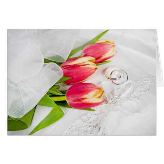 Bouquet Tulip de mariage de printemps (Devant horizontal)