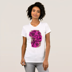 Bouquet van de Waterverf van Paarse Rozen T-shirt