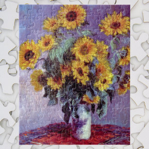 Bouquet van de Zonnebloem door Claude Monet, Kuns Legpuzzel