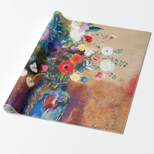 Bouquet van Flowers door Odilon Redon Cadeaupapier