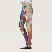 Bouquet van Flowers door Odilon Redon Leggings (Links)