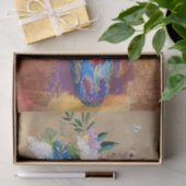  Bouquet van Flowers door Odilon Redon Tissuepapier (Geschenk)