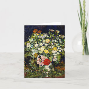 Bouquet van Flowers in een Vase door Vincent Van G Kaart