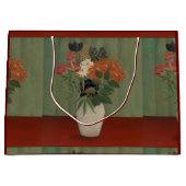 Bouquet van Flowers met China Asters en Tokyos Groot Cadeauzakje (Voorkant)