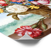 Bouquet van Flowers op een Ledge-Ambrosius Bosscha Poster (Hoek)