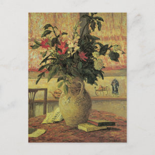 Bouquet van Flowers op Window van Maxine Maufra Briefkaart