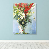 Bouquet van Gadiolas Canvas Afdruk (Insitu (Houten vloer))