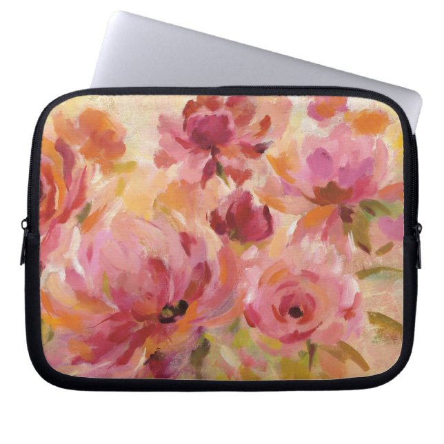Bouquet van Rozen Laptop Sleeve (Voorkant)