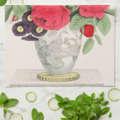 Bouquet van Rozen Theedoek (Gevouwen)