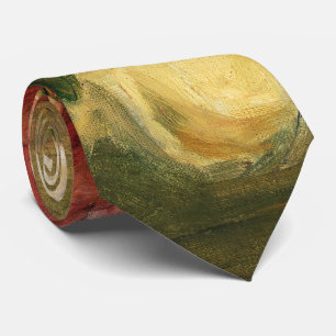 Bouquet van Rozen van Renoir Impressionist Paintin Stropdas