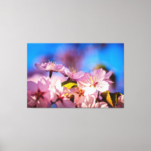Bouquet van Sakura Flowers Canvas Afdruk