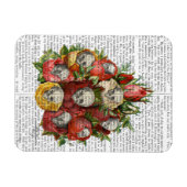 Bouquet van Skulls Magneet (Horizontaal)