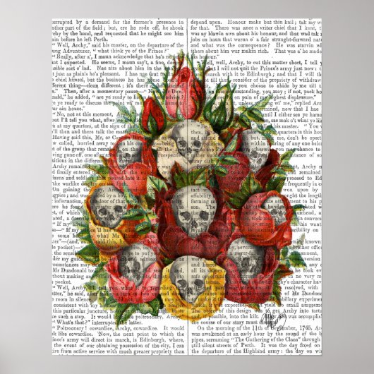 Bouquet van Skulls Poster (Voorkant)