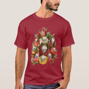 Bouquet van Skulls T-shirt