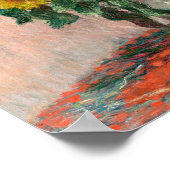 Bouquet van zonnebloemen poster (Hoek)