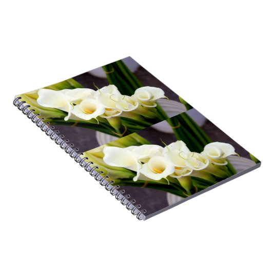 bouquets de calla lys carnet (Côté Droit)