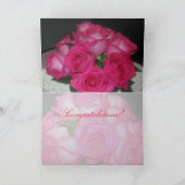 Bouquets de carte Rose (Intérieur)