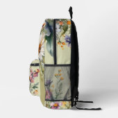 Bouquets de marguerite florale Sac à dos vert (Droite)