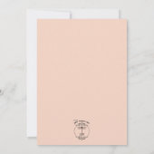 Bouquets d'olivier Faire-part de mariage (Dos)