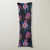 Bouquets en tarantula 2 lichaamskussen (Voorkant Verticaal)