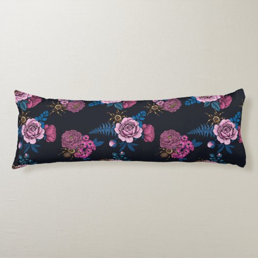 Bouquets en tarantula 2 lichaamskussen (Voorkant)