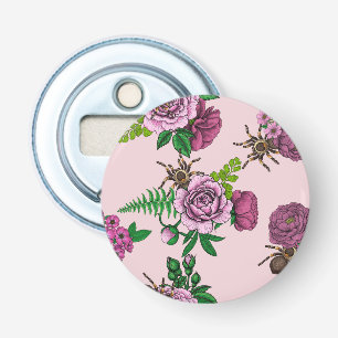 Bouquets en tarantula button flesopener