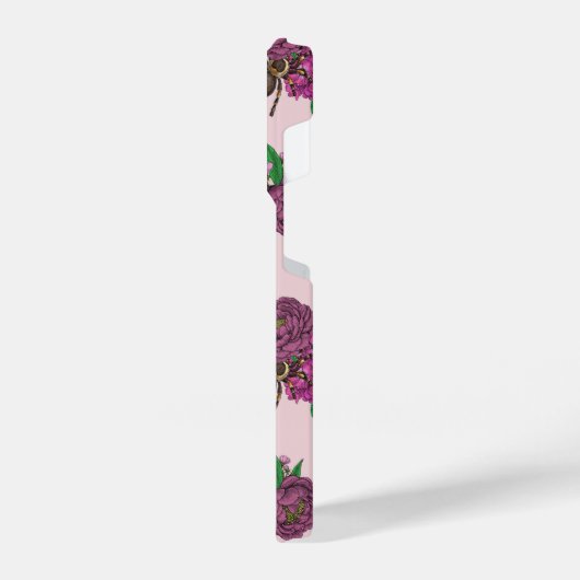 Bouquets en tarantula iPhone hoesje (Linkerkant)