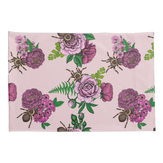 Bouquets en tarantula kussensloop (Achterkant-Rechts)